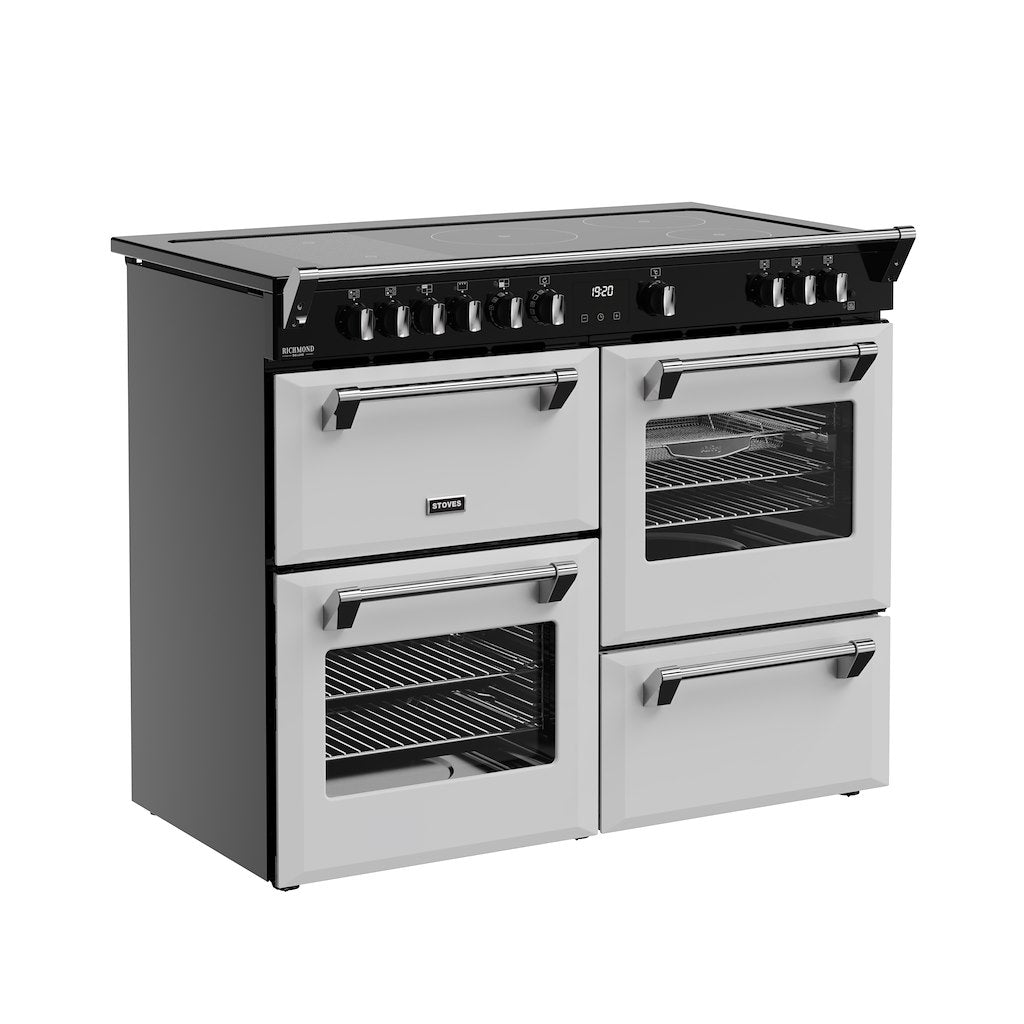 Stoves DX RCA RICH 110Ei RTY 110cm Richmond DX Electric Induction Rotary Range Cooker - Ice White