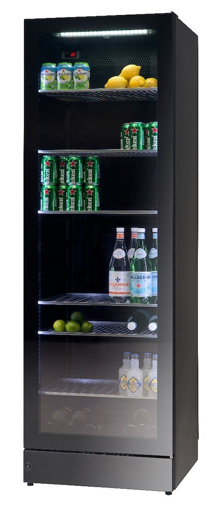 Vestfrost MFG185 Black-Glass Single Door Display Cooler 448 Litres