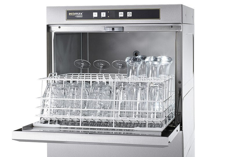 Hobart Ecomax G504W-10B 500mm Basket Undercounter Glasswasher 25 Pint Capacity