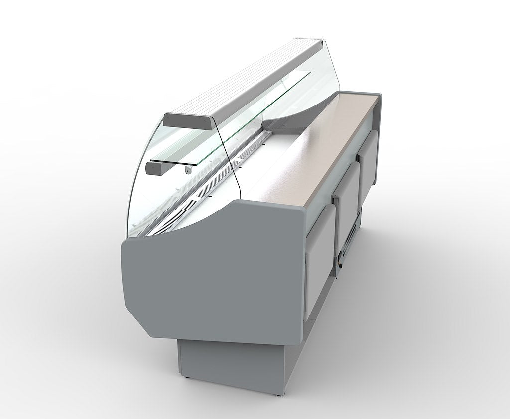 Coreco CVED-8-30-C Curved Glass Serveover 2995mm