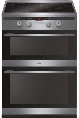 60cm Freestanding Electric Double Oven with Induction Hob