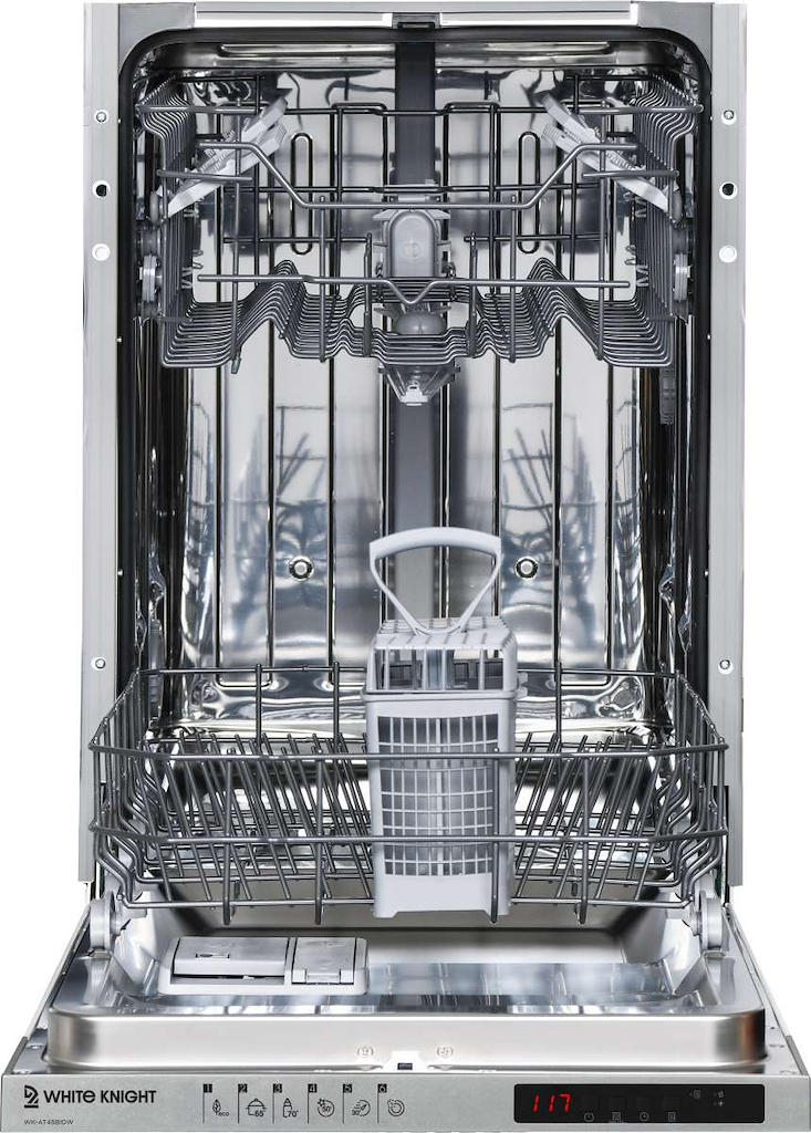 White Knight AT45BIDW Integrated 45cm Dishwasher