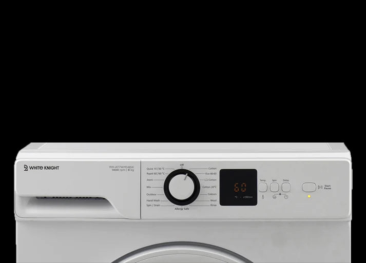 White Knight AT7WM148W Freestanding  8kg 1400rpm Washing Machine - White