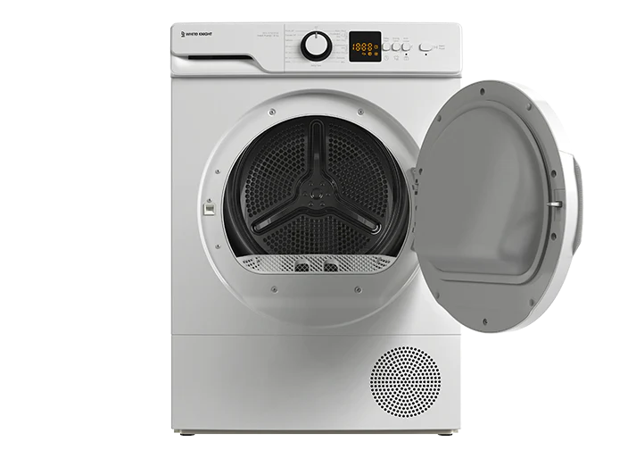 White Knight AT8HPW 8kg Freestanding Heat Pump Tumble Dryer - White