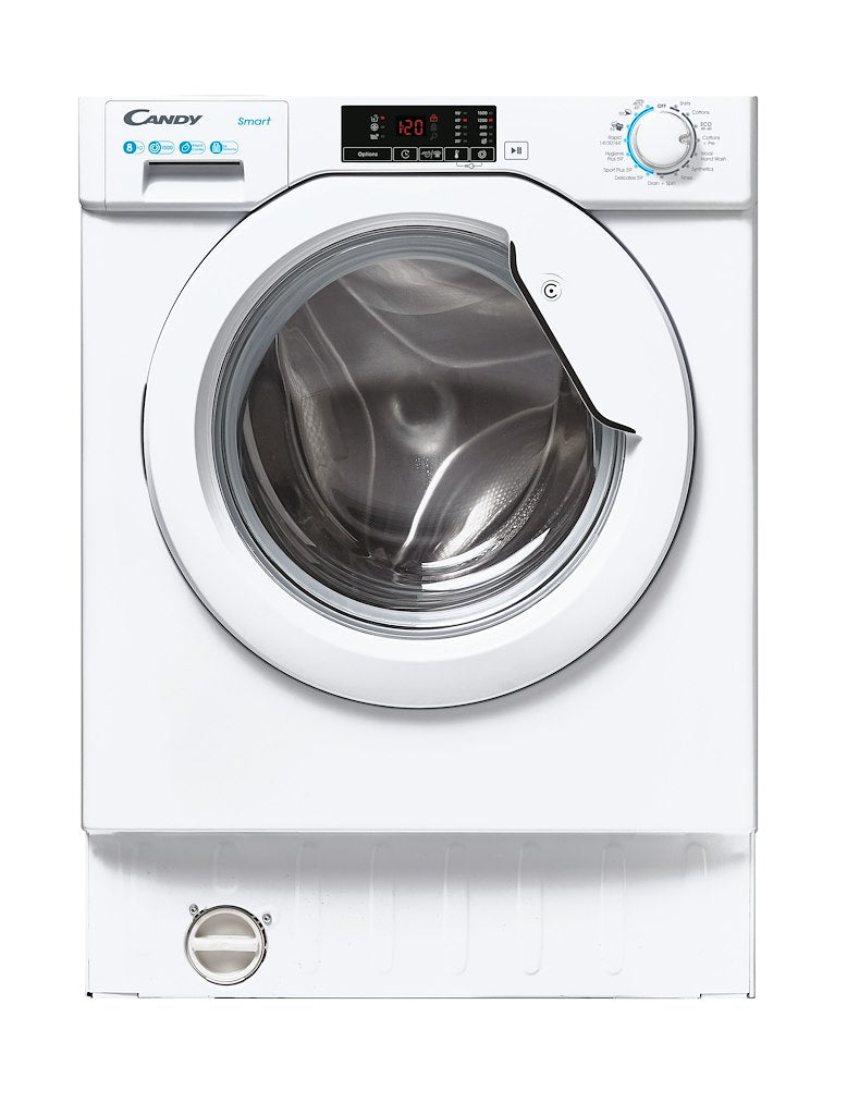 Candy CBW 58D1XE-80 Smart Integrated 8kg 1500rpm Washing Machine - C Energy Rated - White