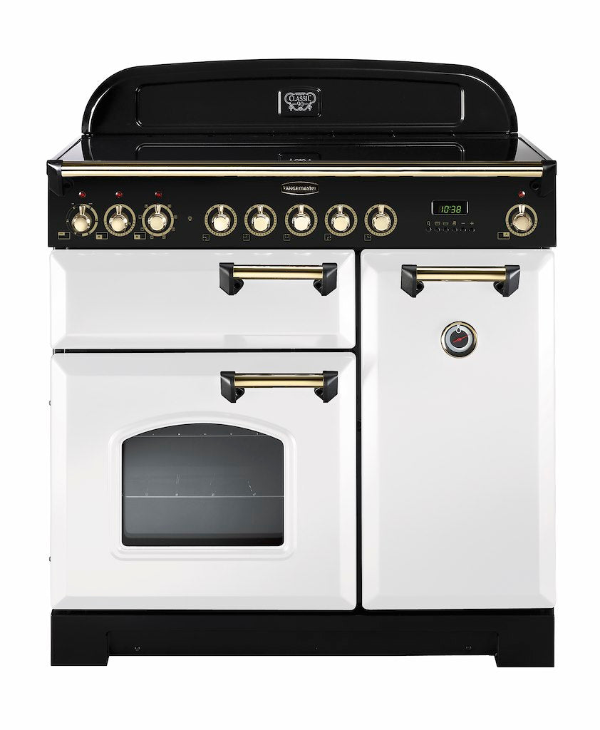 Rangemaster CDL90EIWH/B 90cm Electric Range Cooker
