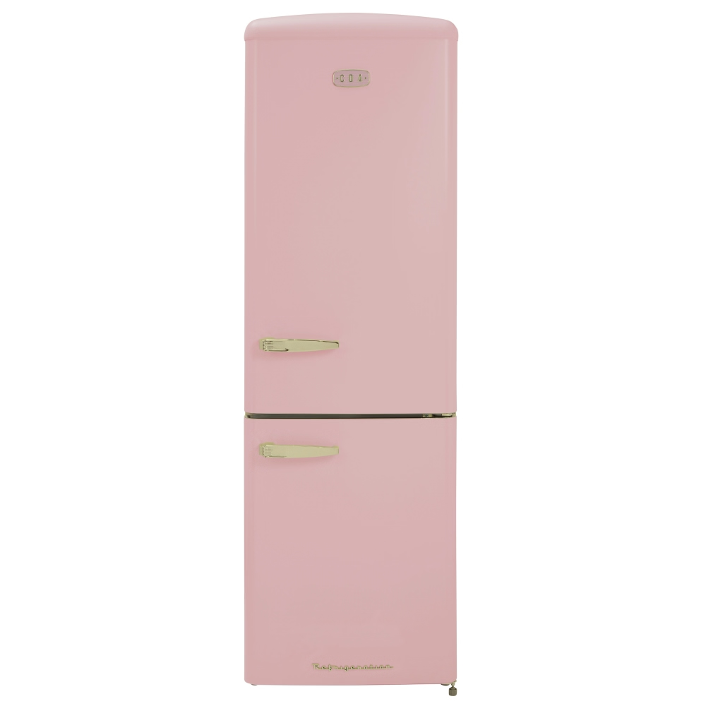 CDA Florence Tea Rose Retro 60cm Freestanding Frost Free 60/40 Fridge Freezer
