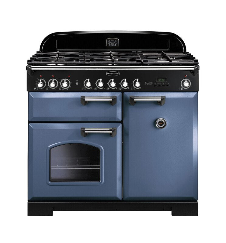 Rangemaster CDL100DFFSB/C 100cm Dual Fuel Range Cooker