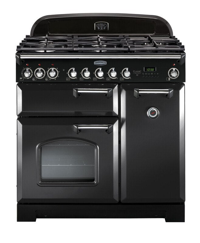 Rangemaster CDL90DFFCB/C 90cm Dual Fuel Range Cooker