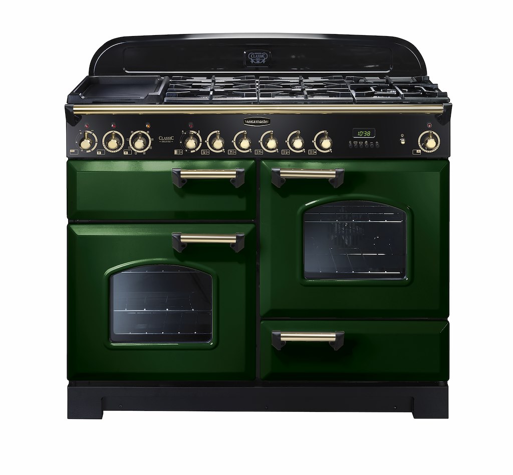 Rangemaster CDL110DFFRG/B 112900 Classic Dl 110 Df Green Brass