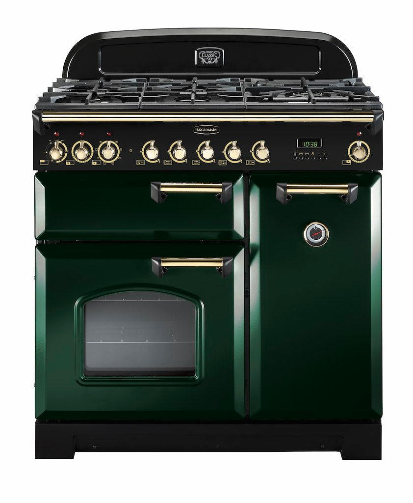 Rangemaster CDL90DFFRG/B 90cm Dual Fuel Range Cooker