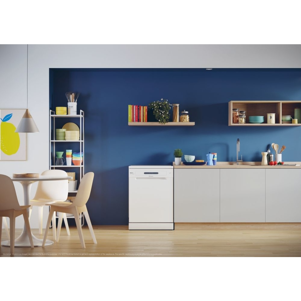 Candy CF3C9E0W-80 Candy Rapido 13 Place Setting Dishwasher - White