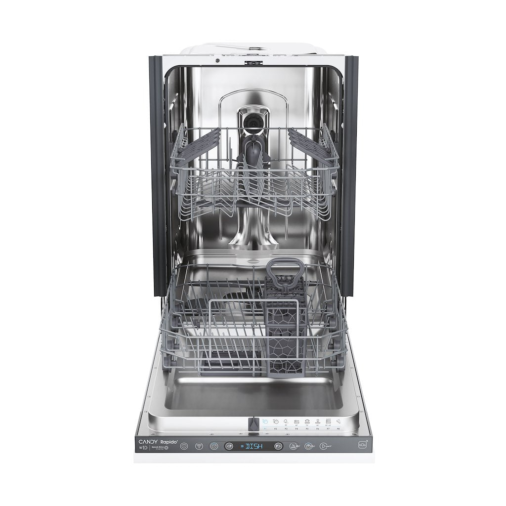 Candy CI0C7SB0FA-80 Built-In 45cm 10 Place Setting Slimline Dishwasher