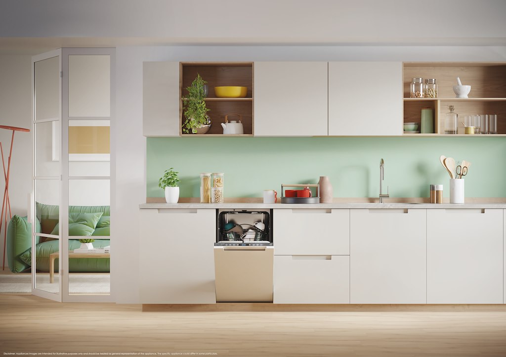 Candy CI0C7SB0FA-80 Built-In 45cm 10 Place Setting Slimline Dishwasher