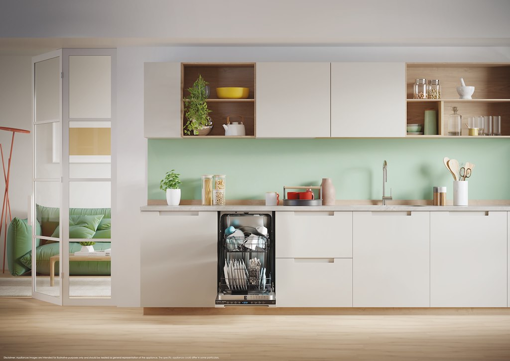 Candy CI0C7SB0FA-80 Built-In 45cm 10 Place Setting Slimline Dishwasher