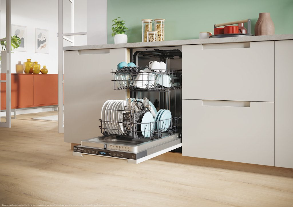 Candy CI0C7SB0FA-80 Built-In 45cm 10 Place Setting Slimline Dishwasher