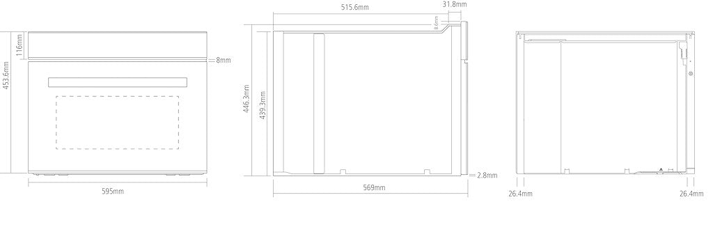 Caple CM111 Built-In Combination Microwave