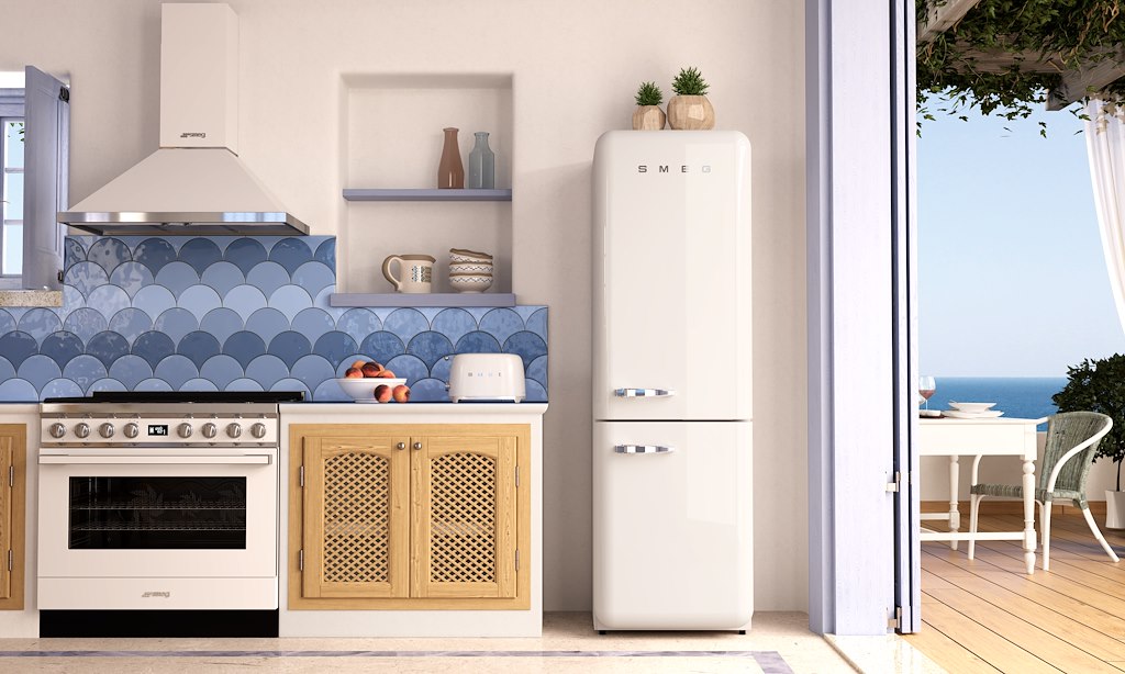 CPF9GPWH CUC 6F PIRO SQ freestanding cooker, 90x60cm, white