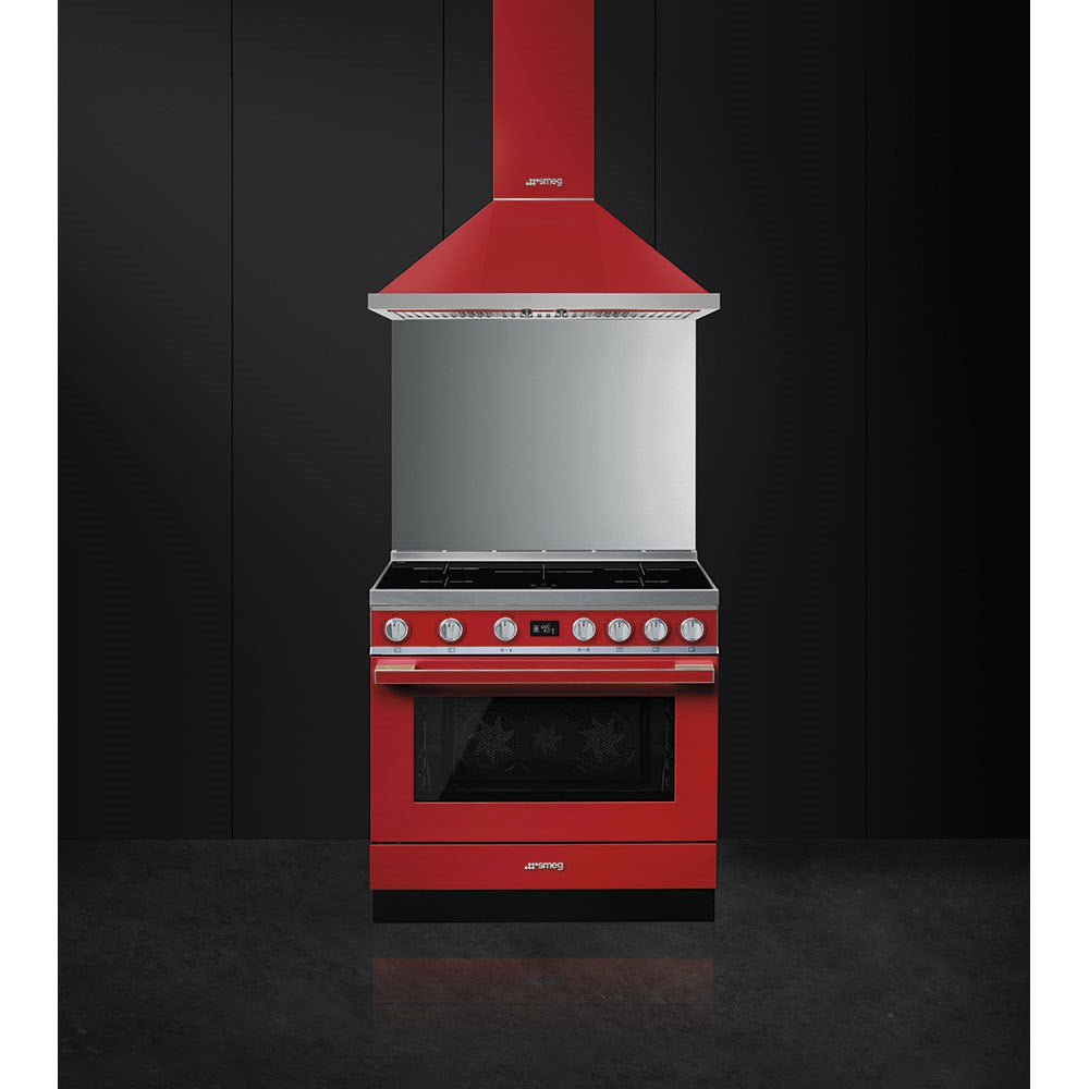 CPF9IPR CUC 5P INDZ PIRO freestanding cooker, 90x60cm, red