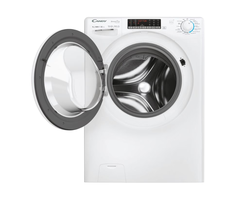 Candy Smart Pro Inverter 8kg 1600rpm A Rated Freestanding Washing Machine - White