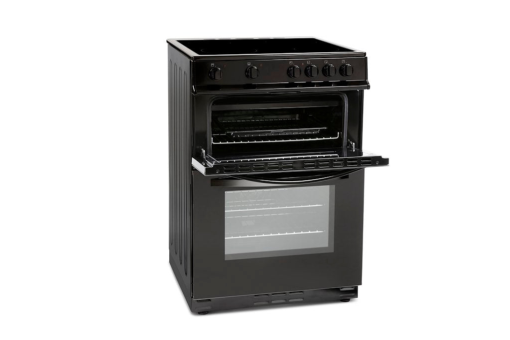 Montpellier MDC600FK 60cm Double Oven in Black