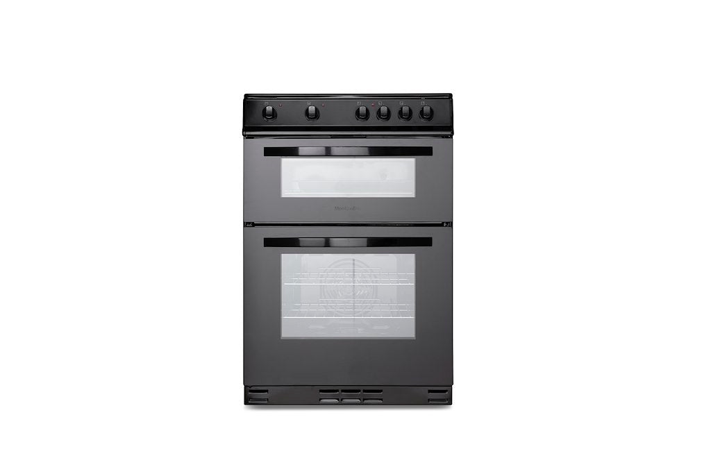 Montpellier MDC600FK 60cm Double Oven in Black