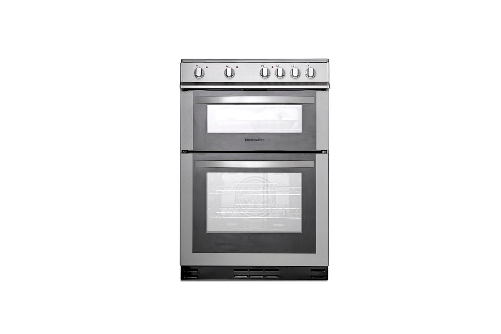 Montpellier MDC600FS 60cm Double Oven in Silver