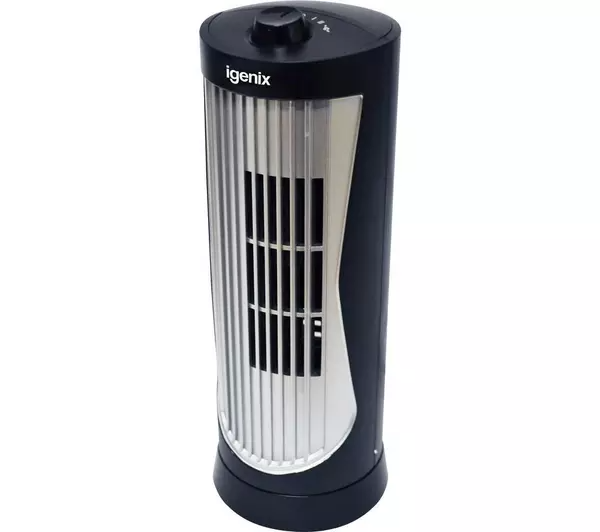 Igenix DF0020 12 Inch Mini Tower Fan Black