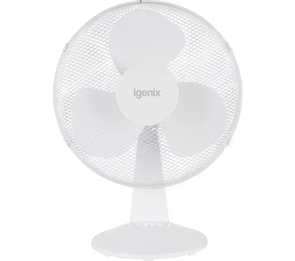 Igenix DF1210 12 Inch Desk Fan White