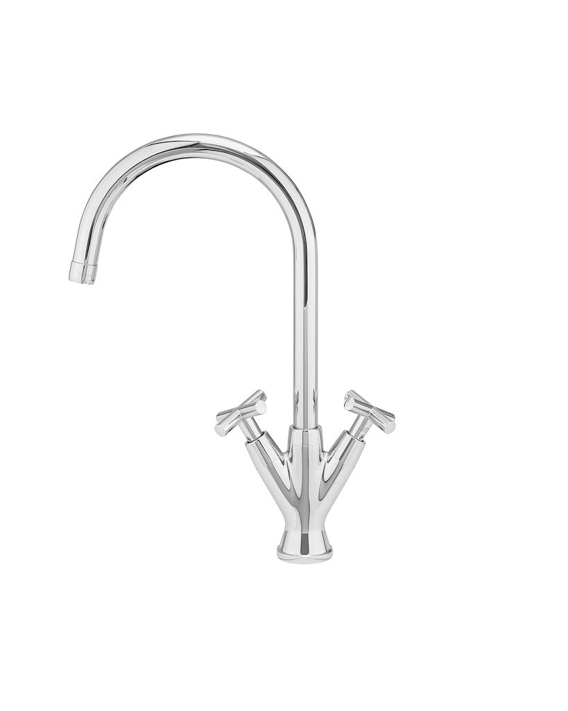 Montpellier 'Dumbleton' Traditional X Head Mixer Tap in Chrome