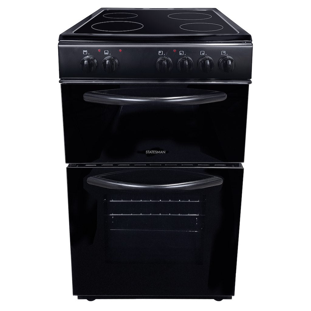 Statesman EDC50B 50cm Double Oven Electric Ceramic Cooker