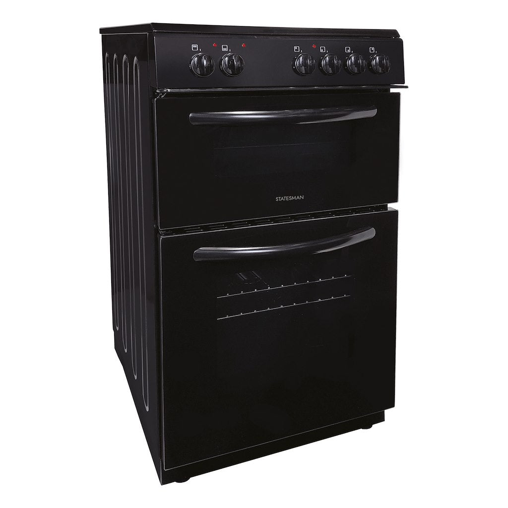Statesman EDC50B 50cm Double Oven Electric Ceramic Cooker