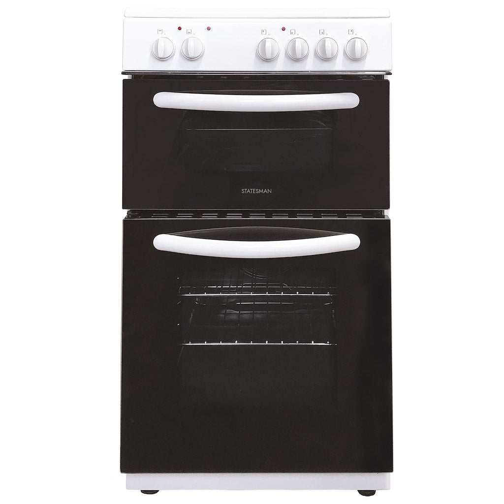 Statesman EDC50W 50cm Double Oven Electric Ceramic Cooker