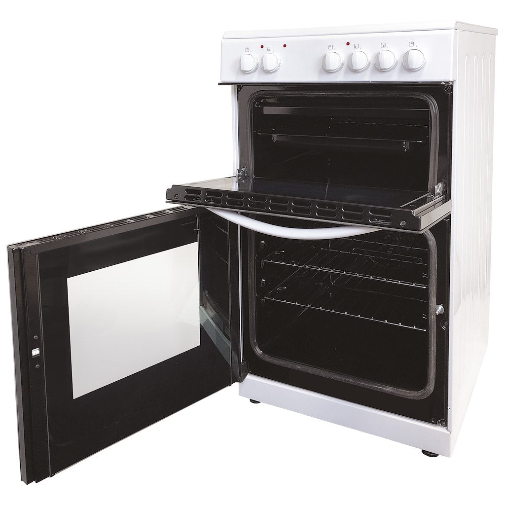 Statesman EDC50W 50cm Double Oven Electric Ceramic Cooker