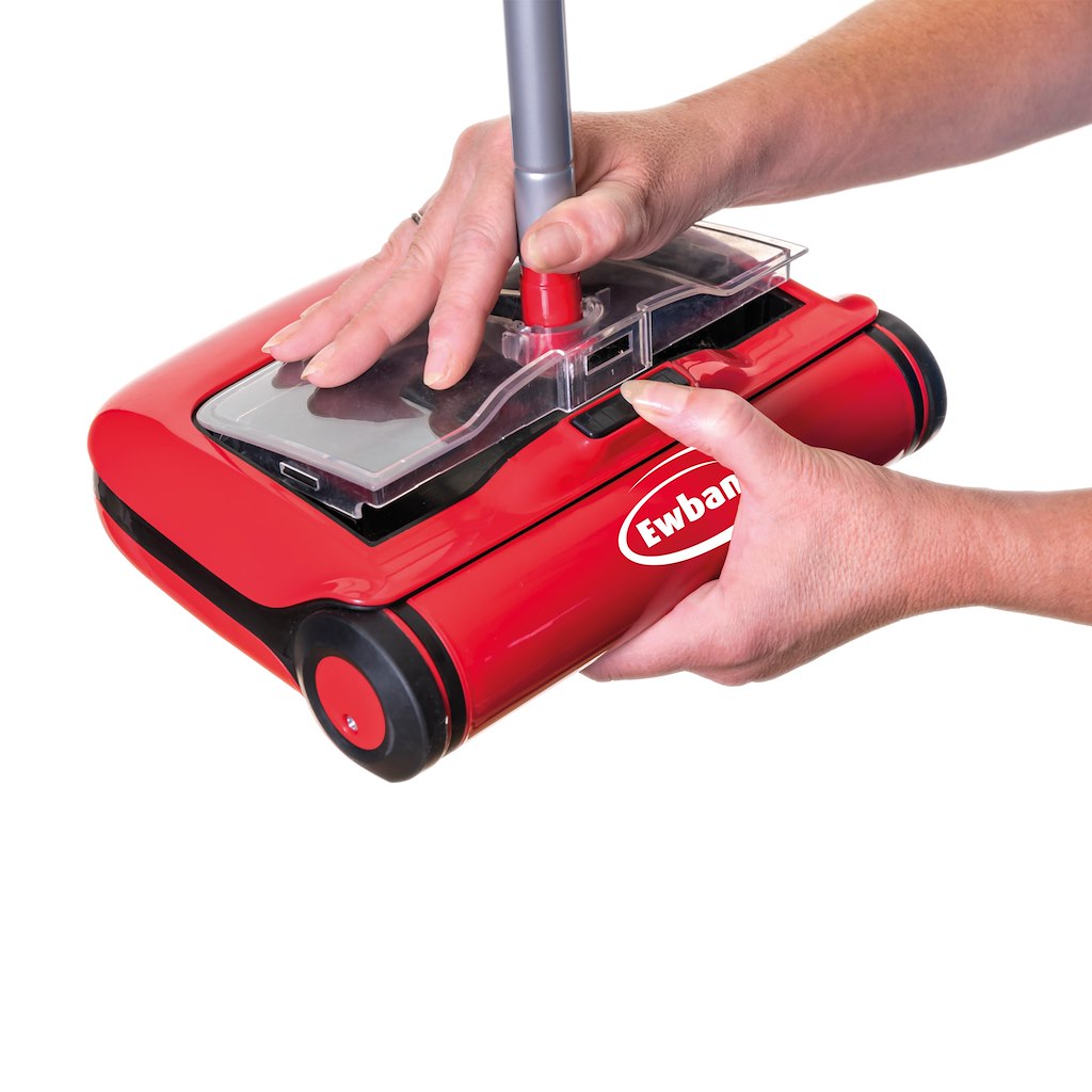 Hard Floor Sweeper with Microfibre Duster