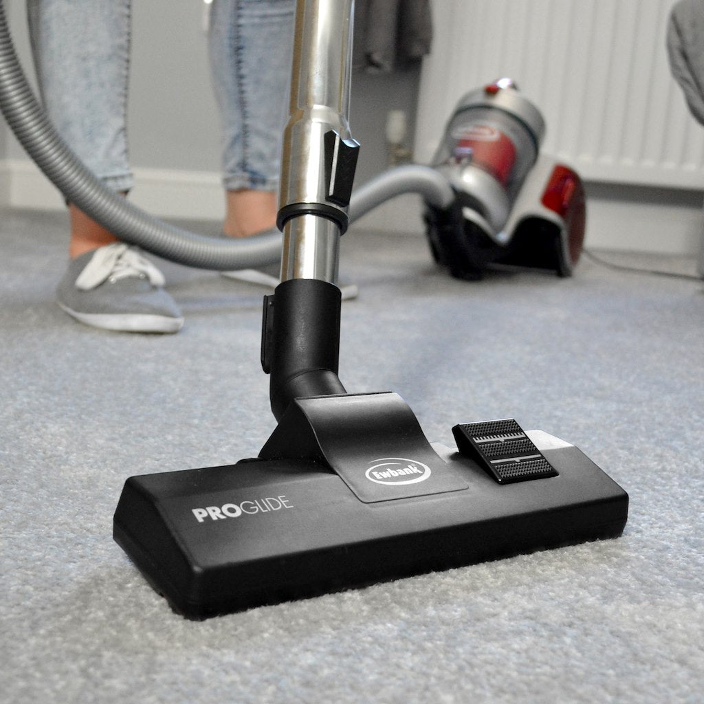 800W Bagless Pet Cylinder Vacuum - Silver/Red