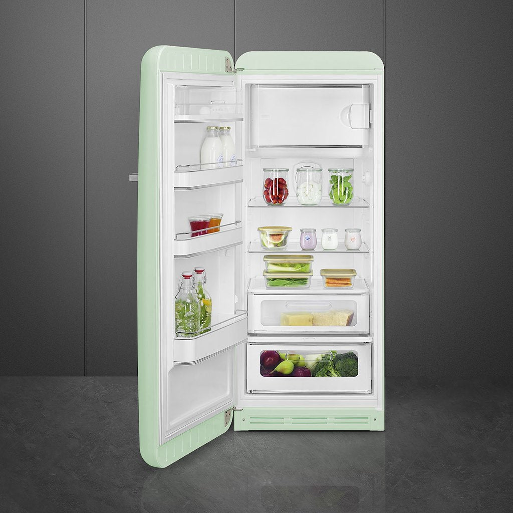 Single door, pastel green, 50's Retro Style, left
