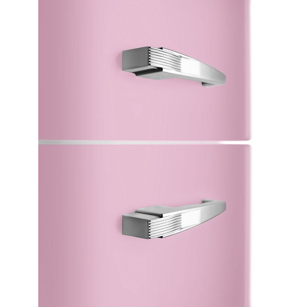 Smeg FAB32RPK5 60cm 50s Style Right Hand Hinge Fridge Freezer, Pink