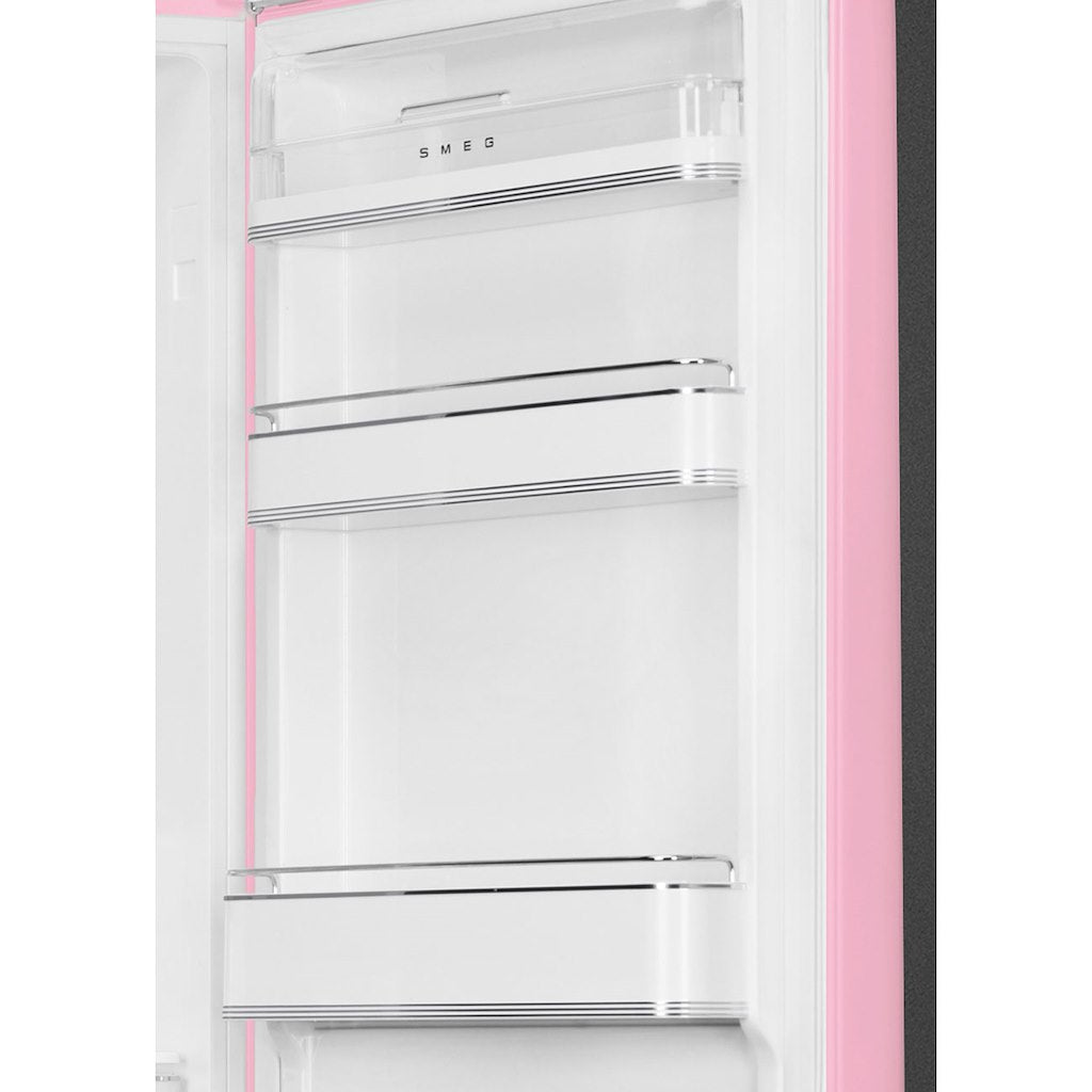 Smeg FAB32RPK5 60cm 50s Style Right Hand Hinge Fridge Freezer, Pink