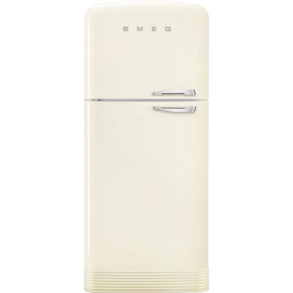 50's style double door, no frost, left, cream