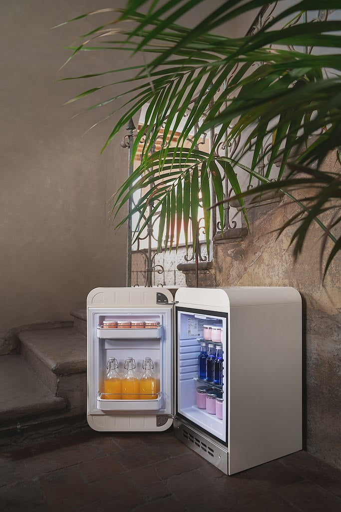 50’s style Minibar, Cream, Right, Compressor system