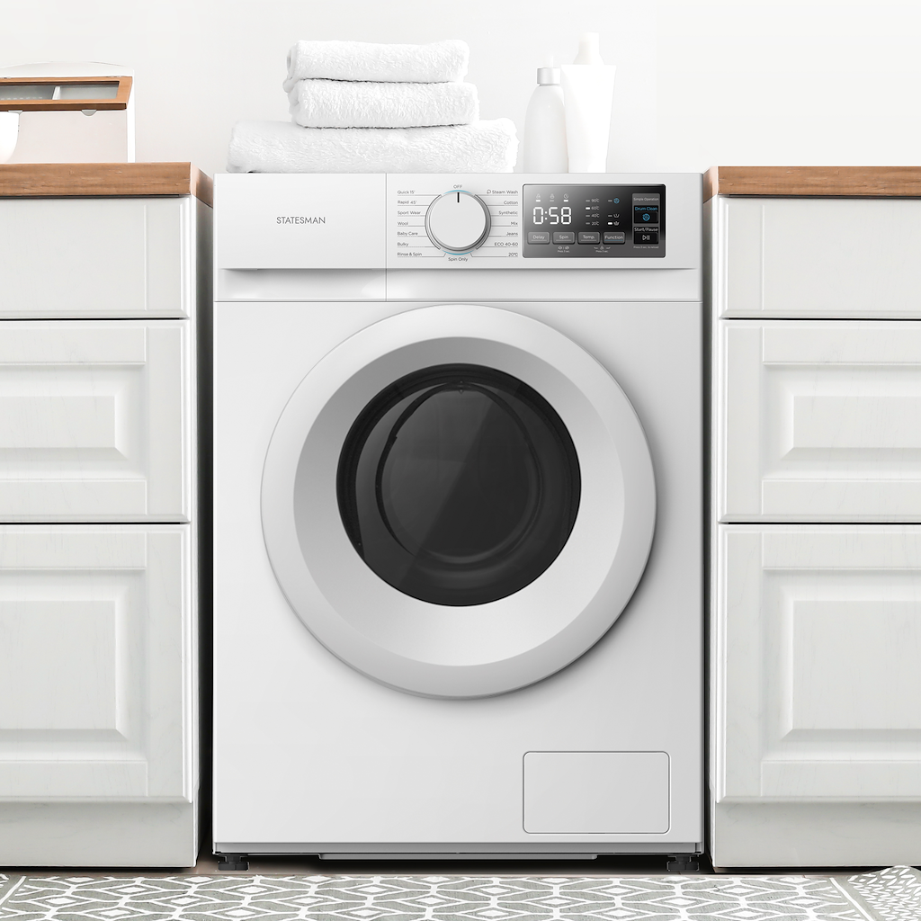 Statesman FWM1914W 9kg 1400rpm Washing Machine - White