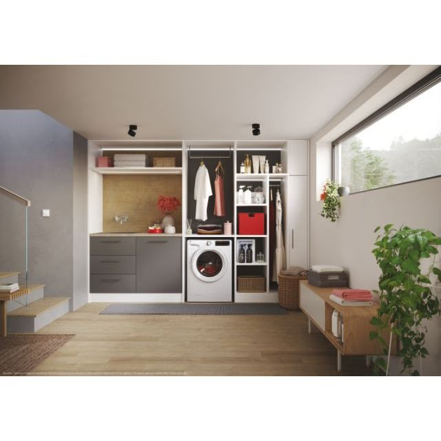 Hoover H3DPS6966TAM6-80 H-Wash&Dry 350 6/9kg 1600rpm D/A Rated Freestanding Washer Dryer - White