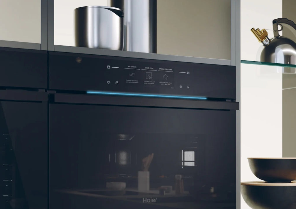 Haier H4MWID69P6NQB Series 6 60cm Compact Oven with Microwave