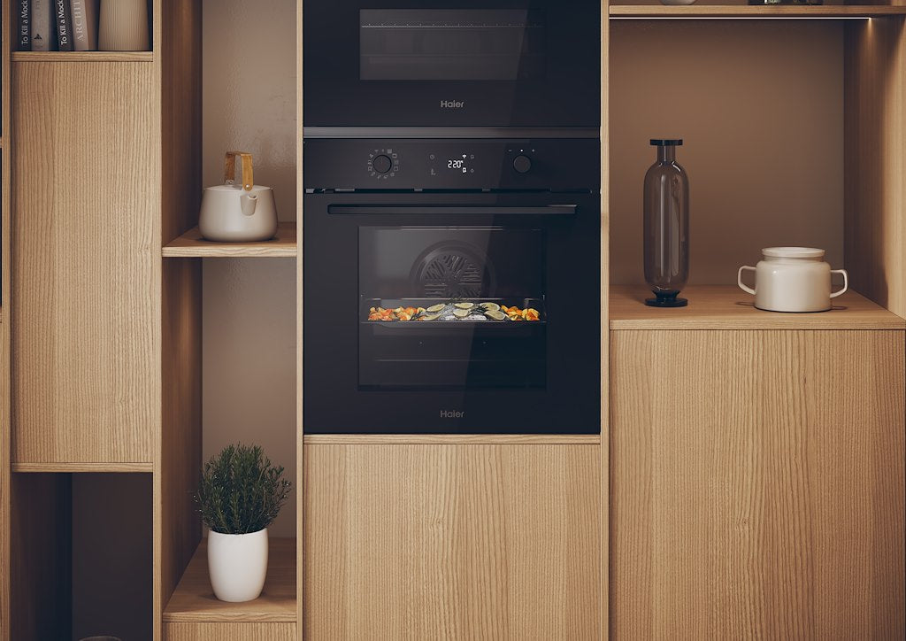 Haier H6 ID23B3YTB1 Built-In Pyrolytic Single Oven - Black
