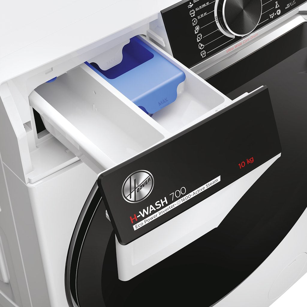 Hoover H7W610AMBC-80 H-Wash 700 10kg 1600rpm A Rated Freestanding Washing Machine - White