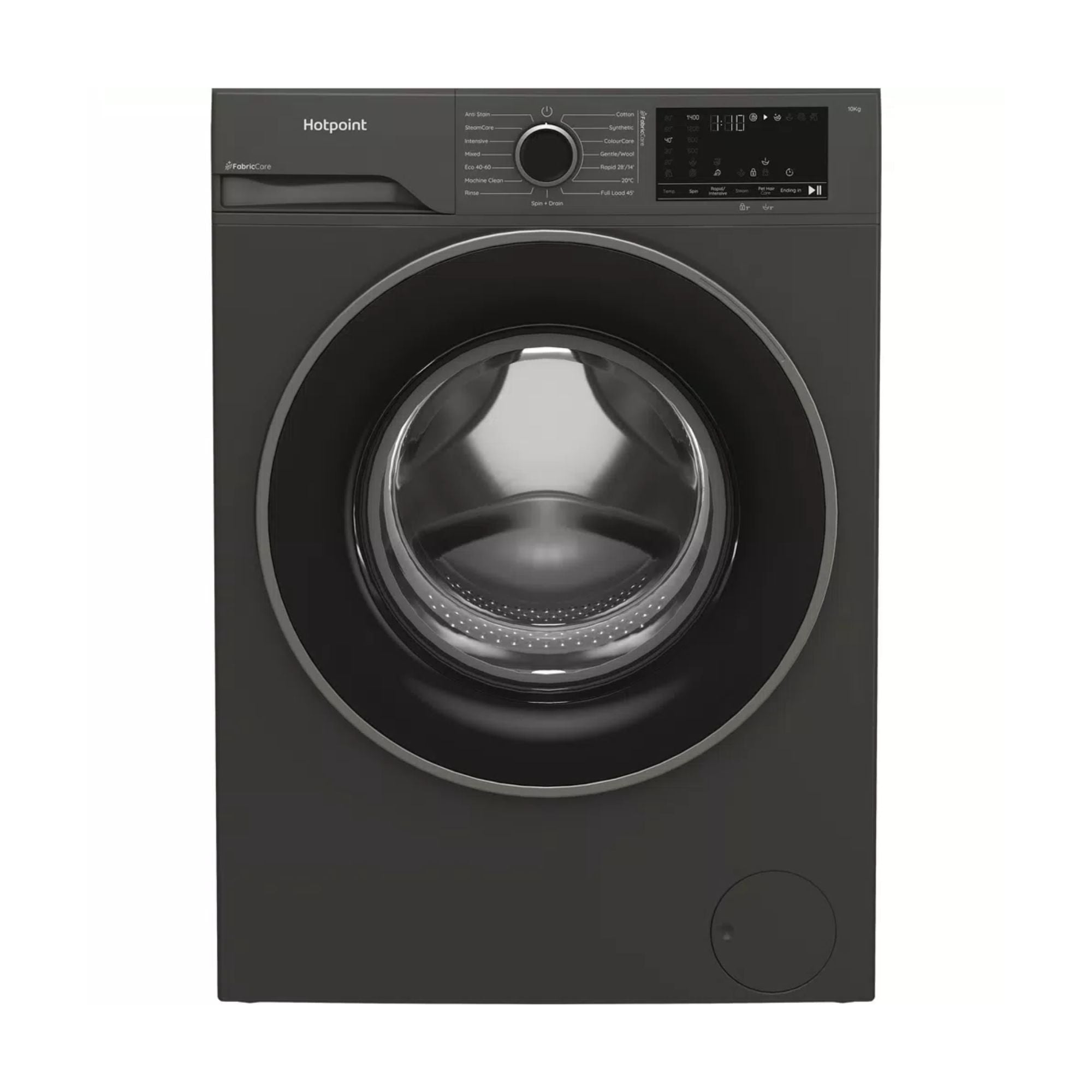Hotpoint HB103GCAREUK Fabric Care 10kg Washing Machine - Grey - A-30% Rated