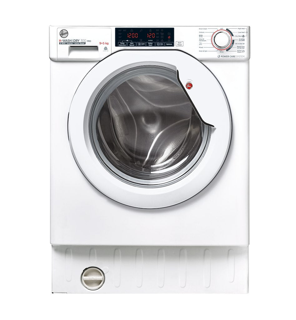 Hoover HBDOS 695TAME-80 H-WASH&DRY 300 PRO Integrated Washer Dryer, 9/5kg Capacity, 1600rpm, D/A Energy Rated - White