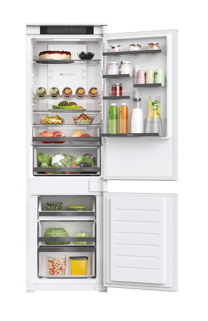 Haier HBW5518DK-1 Integrated 70/30 Fridge Freezer - White - D Rated