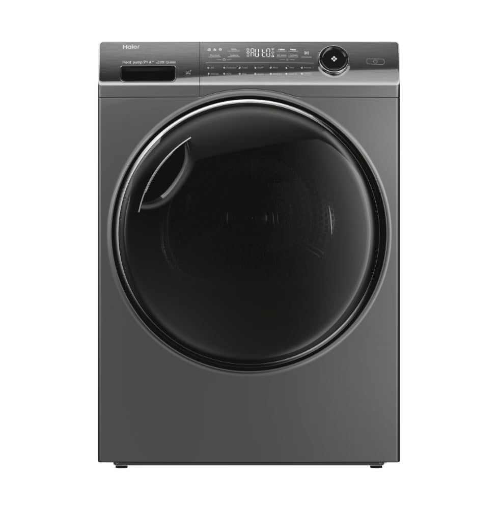 Haier I Pro Series 7 9kg Heat Pump Tumble Dryer with A+++ Energy Rated - Graphite